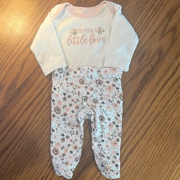 Carter's Gray and Pink Kids Footies Set - Picture 4 of 6